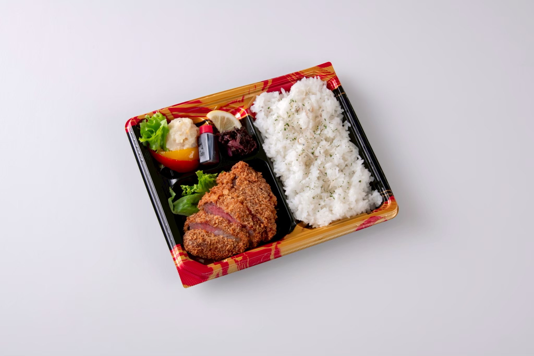 広島牛　ハンバーグステーキ＆焼肉弁当