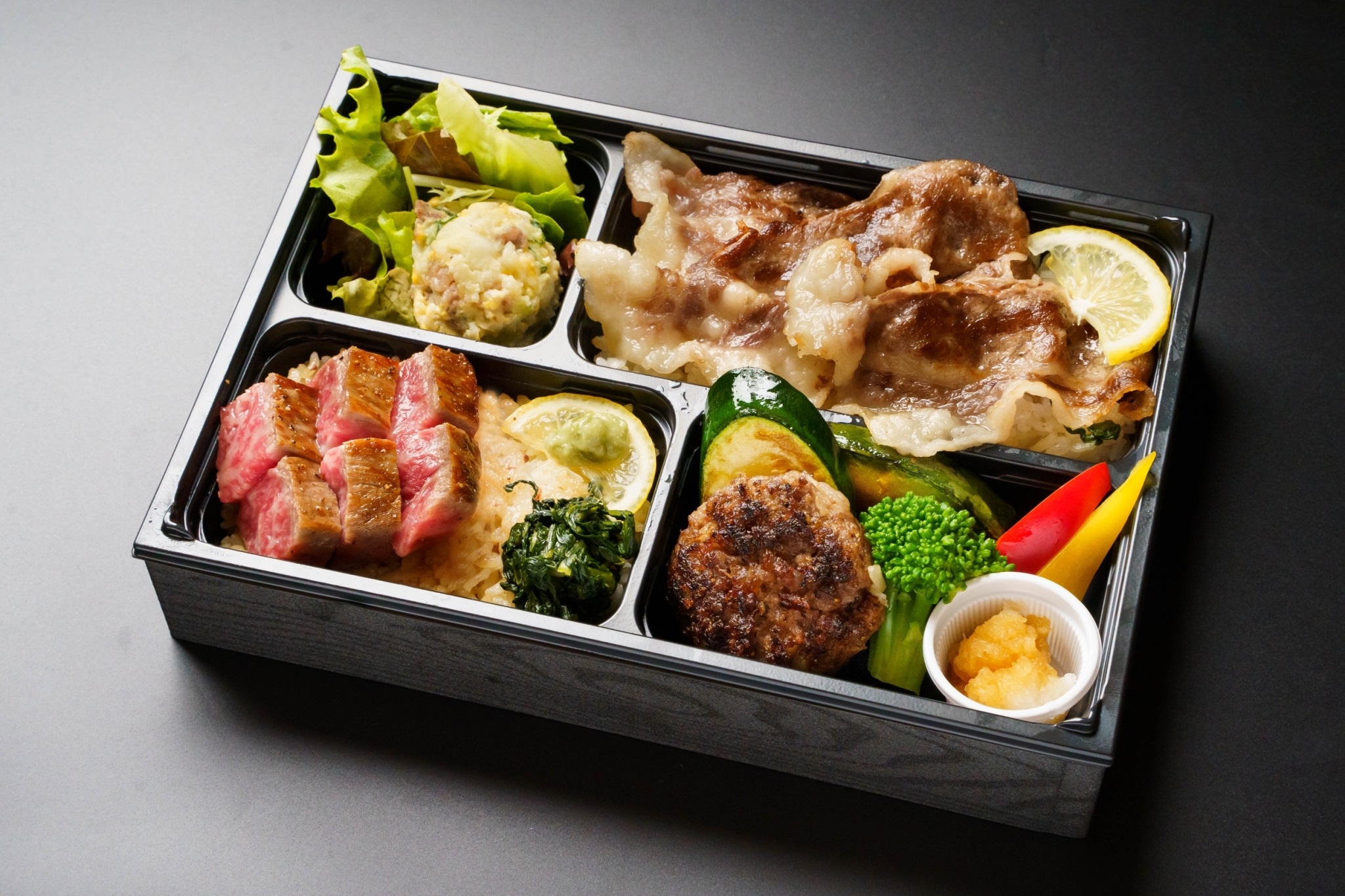 広島牛づくし 特上ロースステーキ弁当